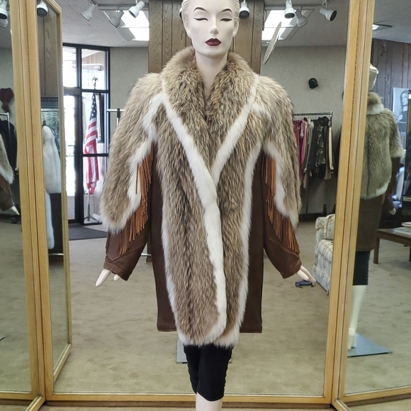 A.J. Ugent Furs Jackets & Blazers - Raccoon Fur, Fox Fur, and Leather Stroller